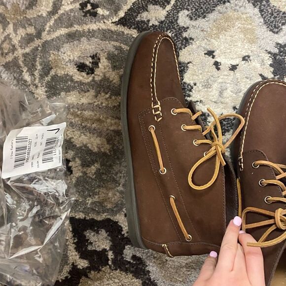 J. Crew Factory Leather chukka boot Item BA031 - Picture 6 of 8